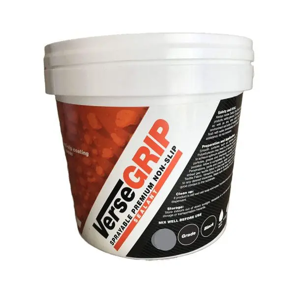VerseGRIP – non-slip waterproofing membrane, a textured version of VersEseal Rapid Build